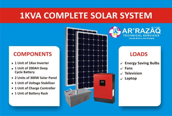 Complete 1Kva Solar System
