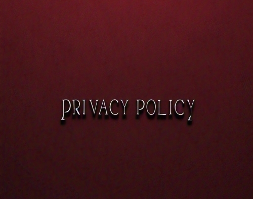 PRIVACY POLICY 