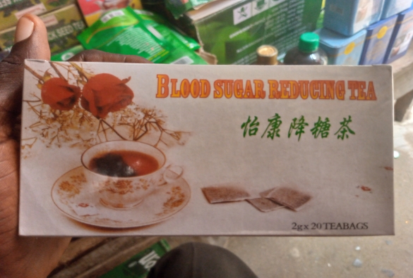 Blood sugar reducing tea